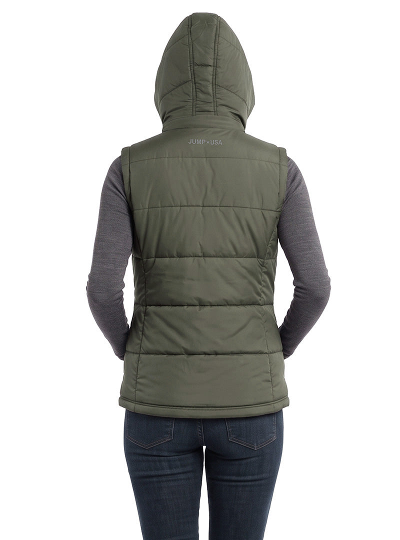 Jump USA Ladies Puffer Vest Jacket