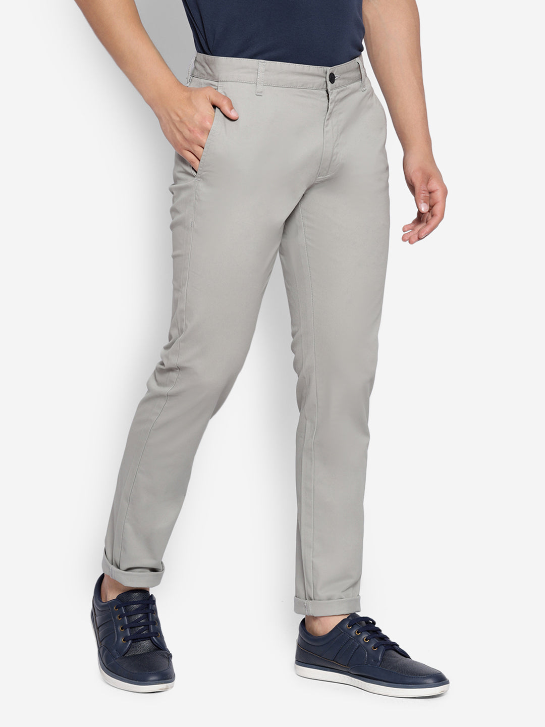 JUMP USA Men's Premium Slim Fit Sustainable Chinos