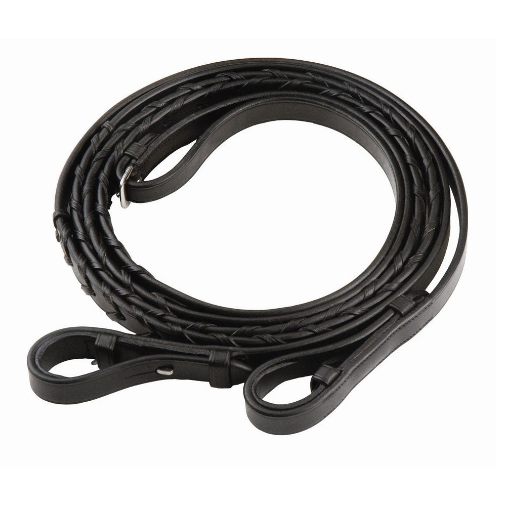 Henri de Rivel Advantage Extra Long Flat Laced Reins - Breeches.com