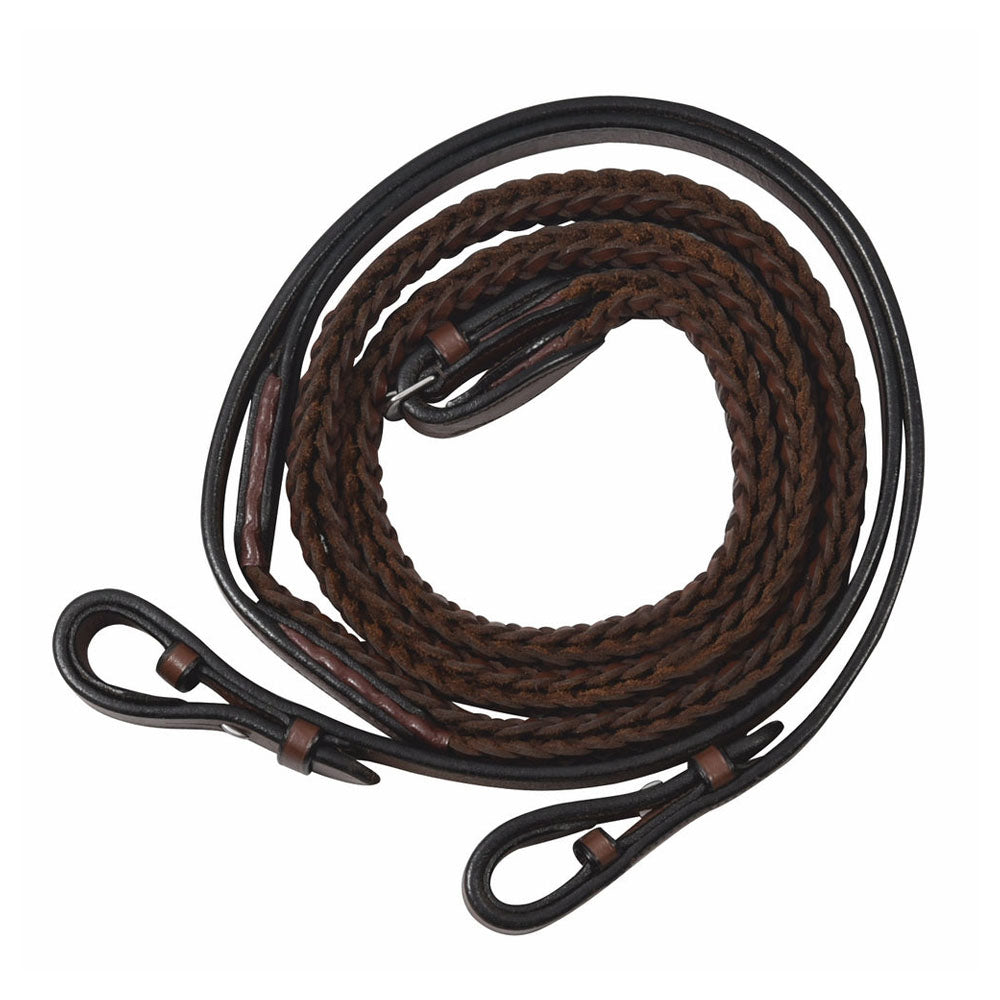 Henri de Rivel Advantage Plaited Reins - Breeches.com