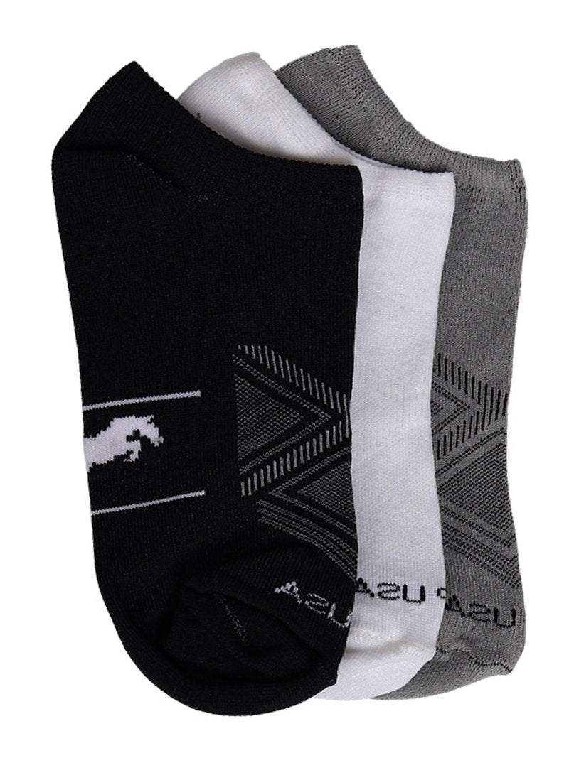 Jump USA AeroCool No-Show Socks (Set of 3)