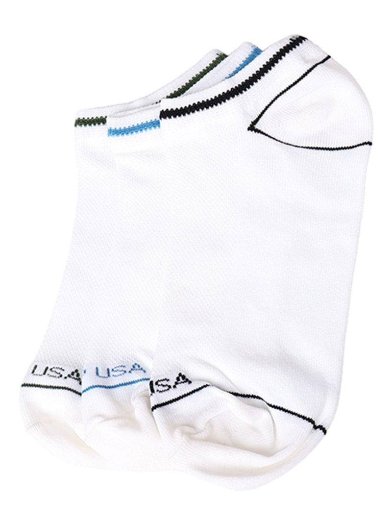Jump USA AeroCool No-Show Essential Socks (Set of 3)