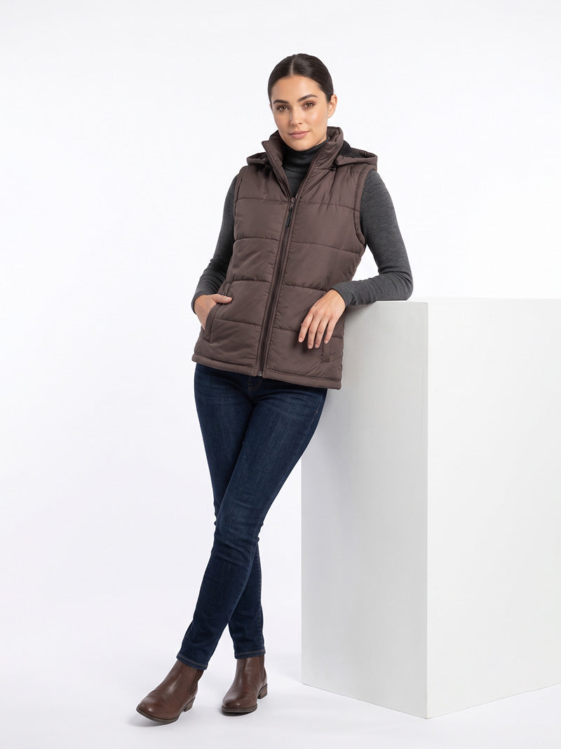 Jump USA Ladies Puffer Vest Jacket