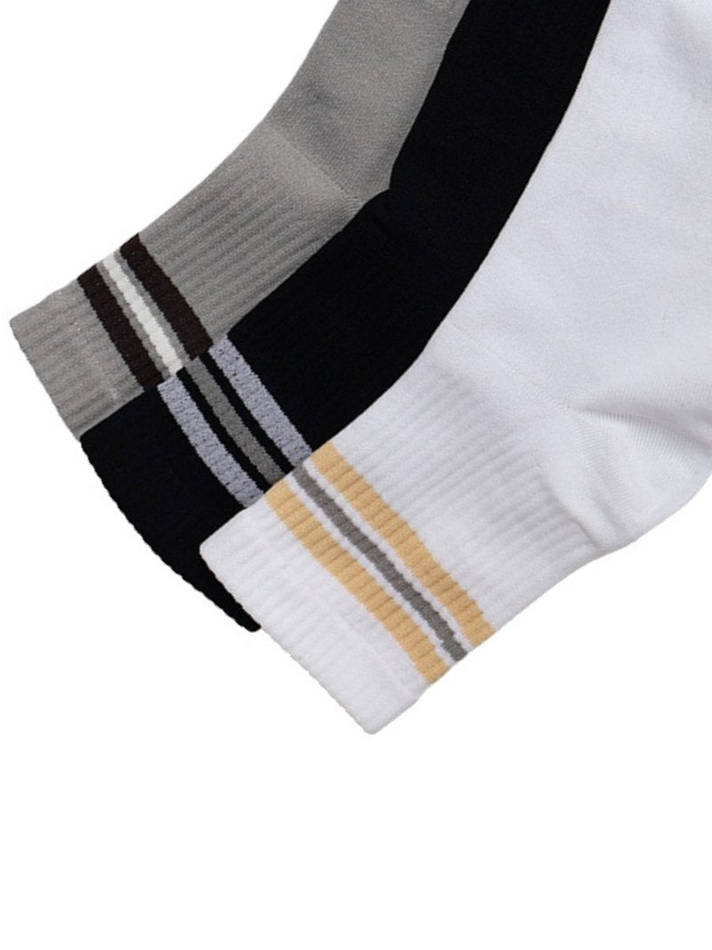 Jump USA Classic Stripe Crew Socks (Set of 3)