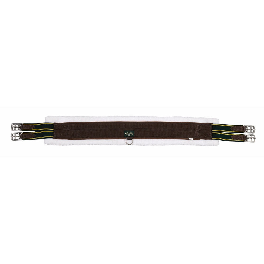 Henri de Rivel Synthetic Fleece Girth-Brown - Breeches.com