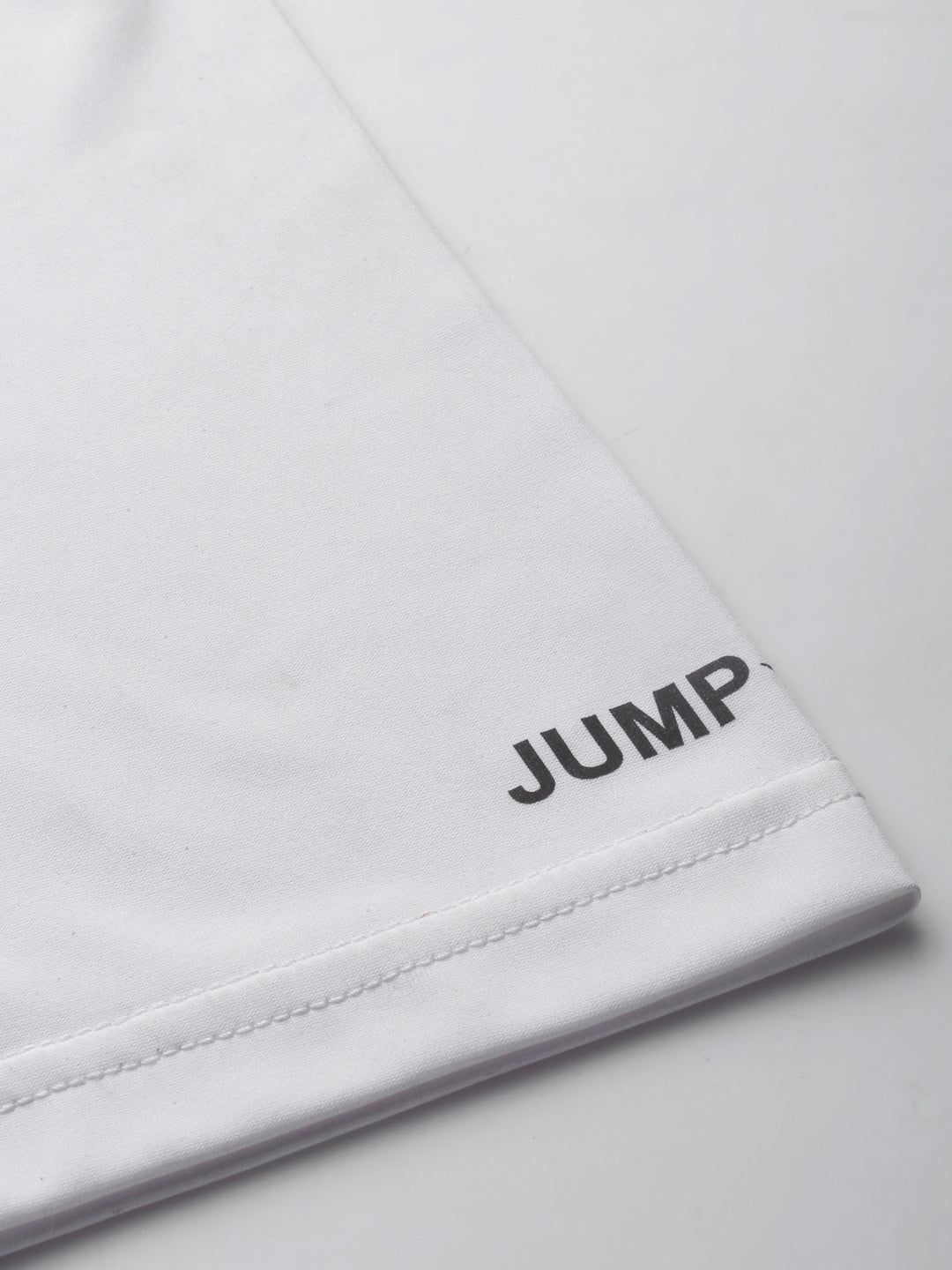JUMP USA Women Blue White Polyester T-shirt