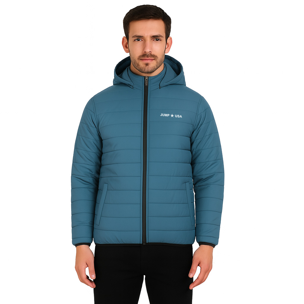 JUMP USA Men Water Resistant Bomber Jacket