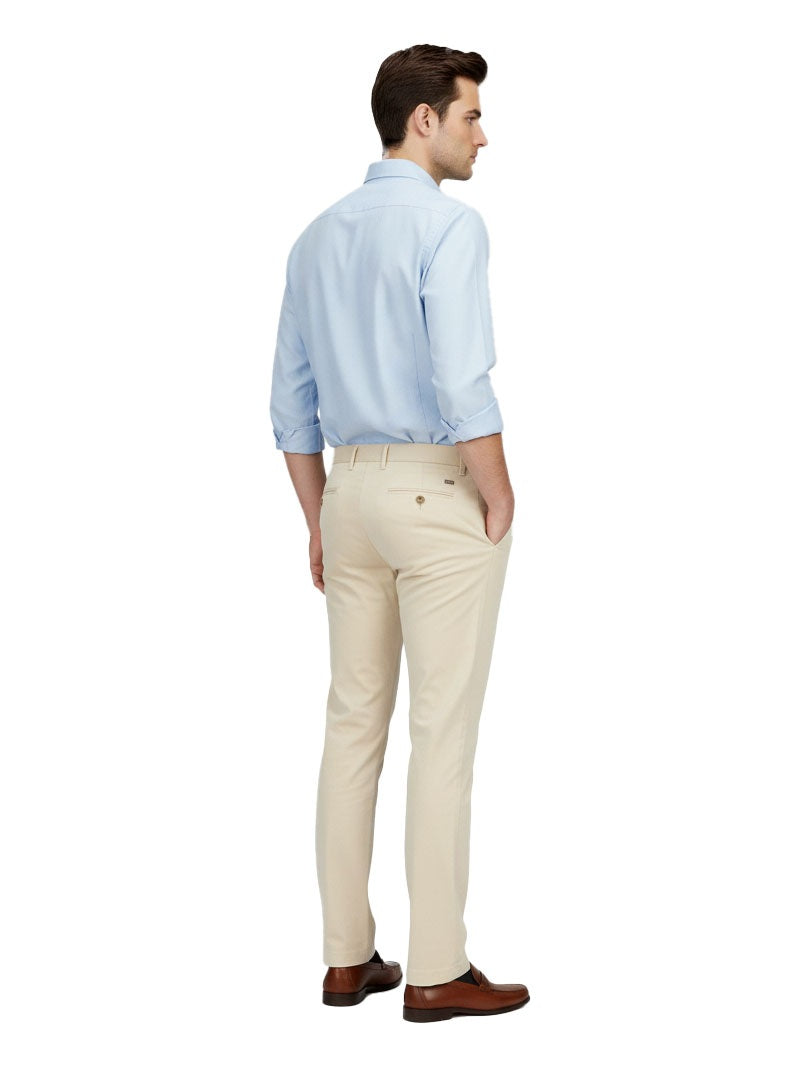 JUMP USA Men's Premium Slim Fit Sustainable Chinos