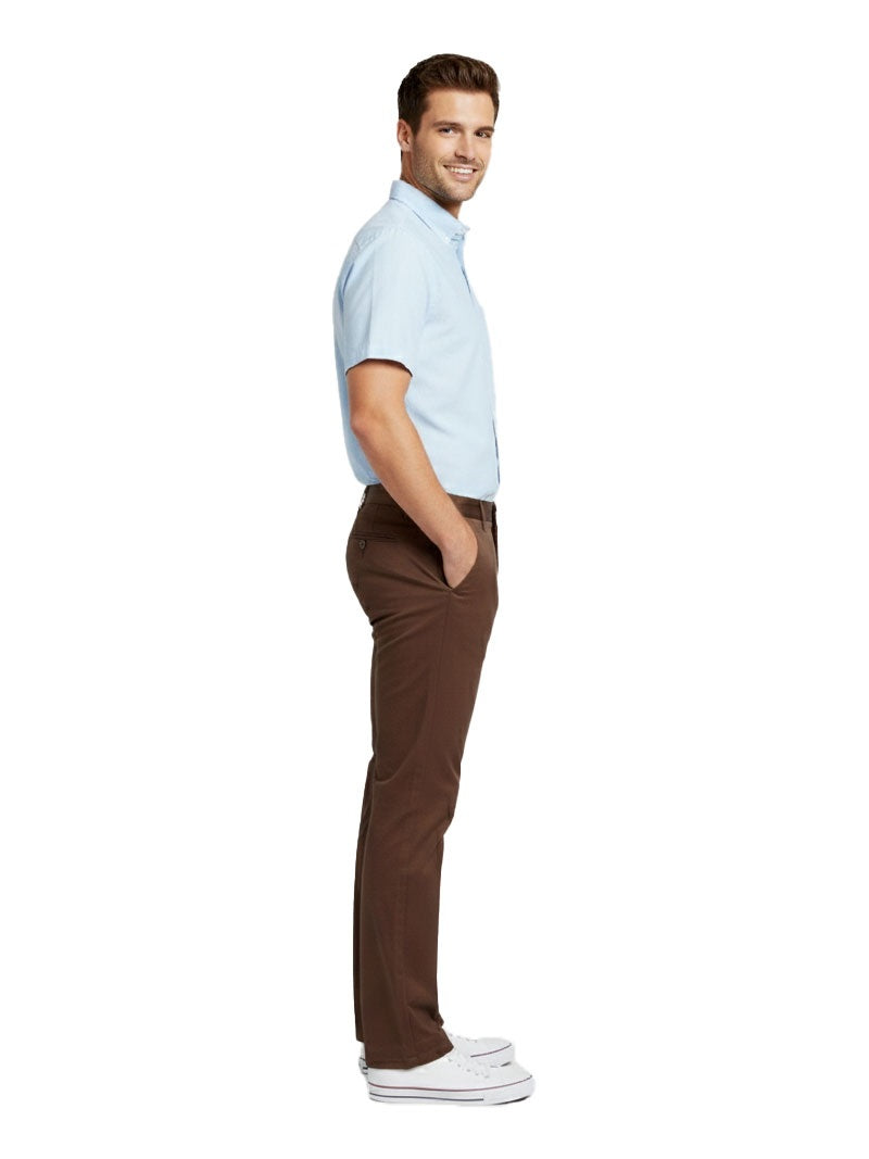 JUMP USA Men's Premium Slim Fit Sustainable Chinos