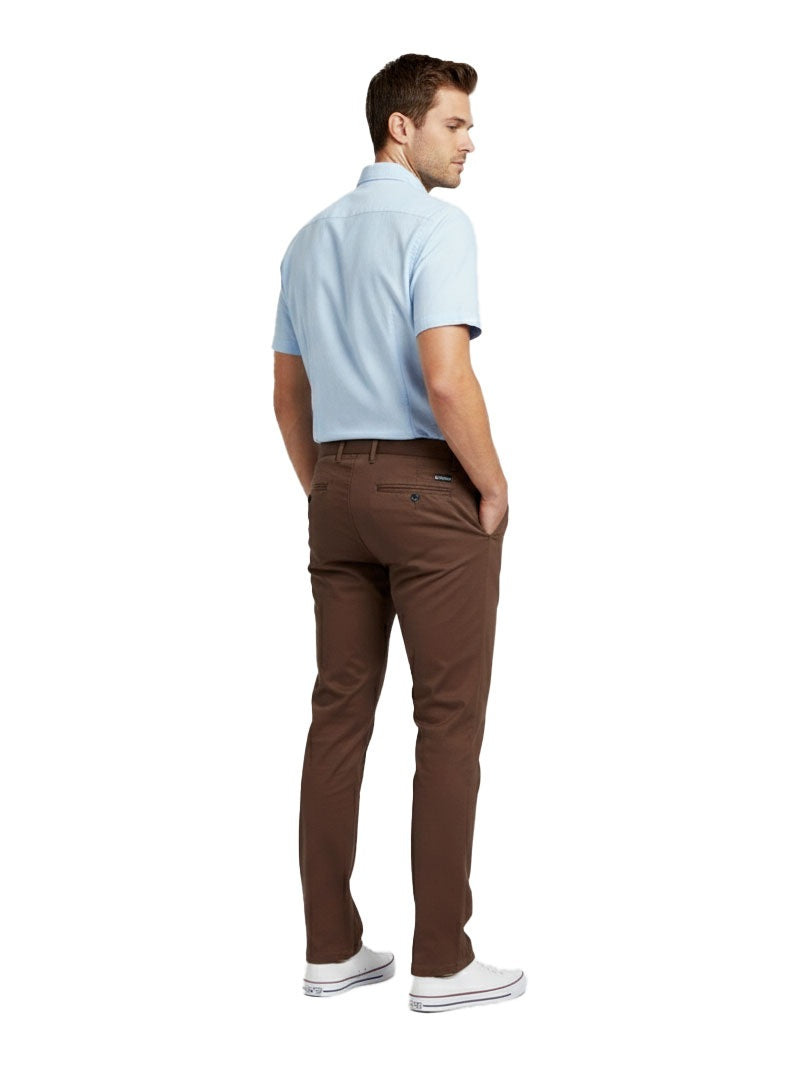 JUMP USA Men's Premium Slim Fit Sustainable Chinos