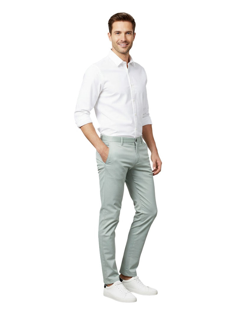 JUMP USA Men's Premium Slim Fit Sustainable Chinos