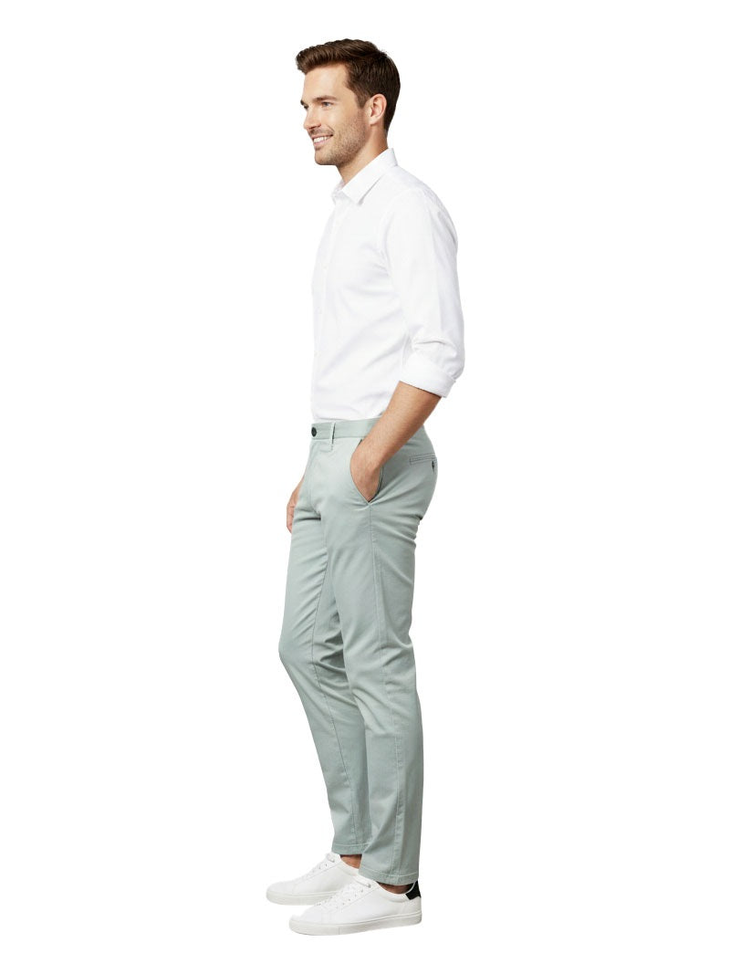 JUMP USA Men's Premium Slim Fit Sustainable Chinos