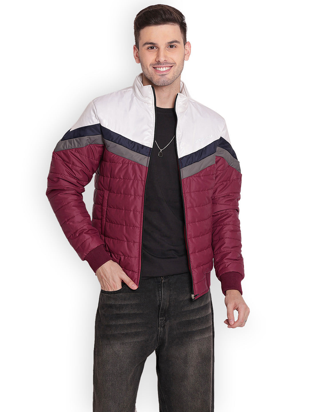 JUMP USA Men's  Water Resistant Bomber