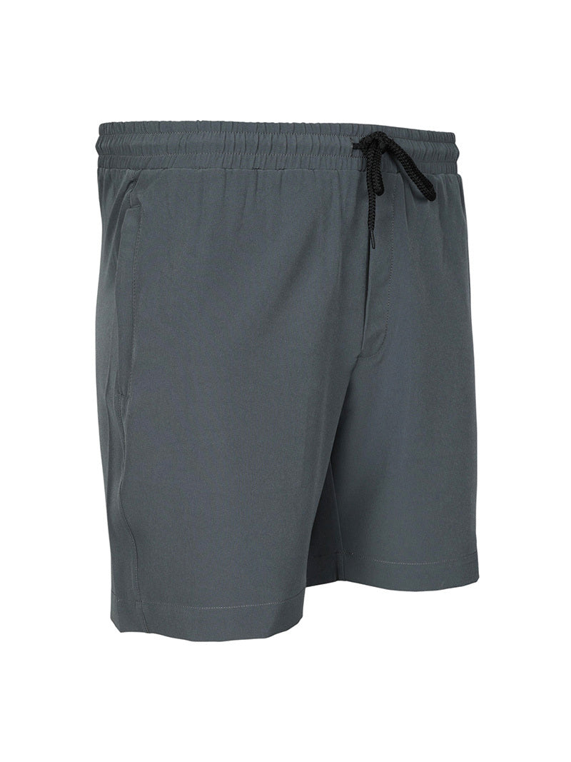 JUMP USA Men Black Solid Regular Fit Sports Shorts
