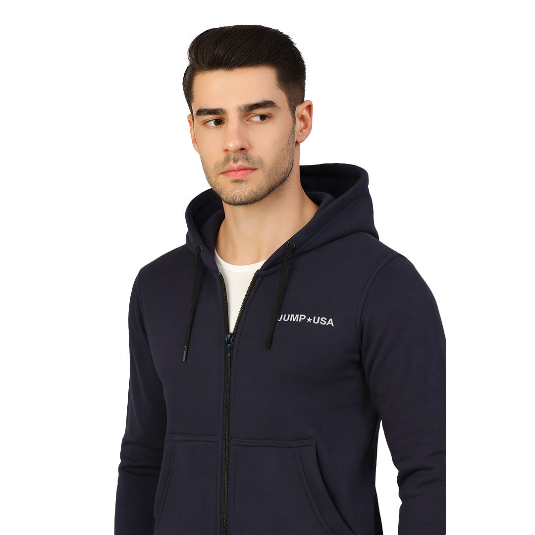 JUMP USA Men's Casual Hooded Sweatshirt