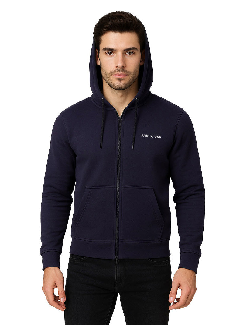 JUMP USA Men's Casual Hooded Sweatshirt