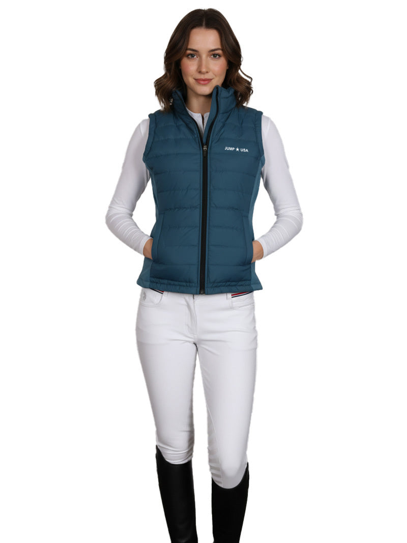 JUMP USA Lightweight Padded Winter Vest for Women