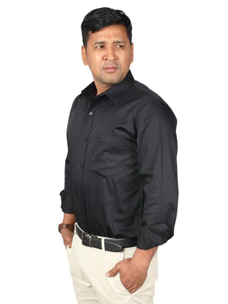 JUMP USA Men  Solid Cotton Formal Shirts