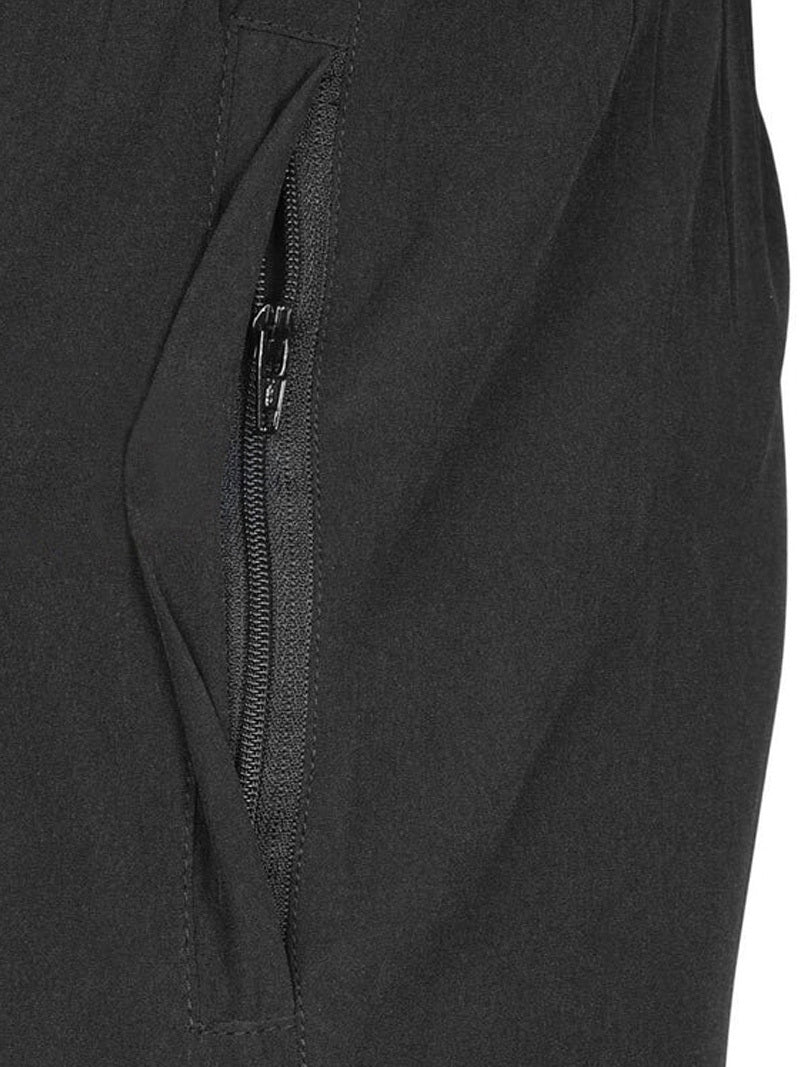 JUMP USA Men Black Solid Regular Fit Sports Shorts