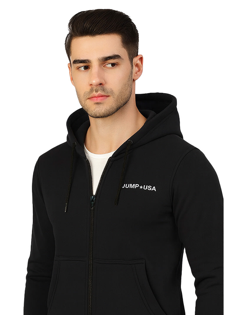 JUMP USA Men's Casual Hooded Sweatshirt