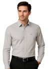 JUMP USA Men's Pastel Grey Regular Fit Shirt