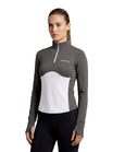 JUMP USA Ladies SculptFit Zip T-Shirt