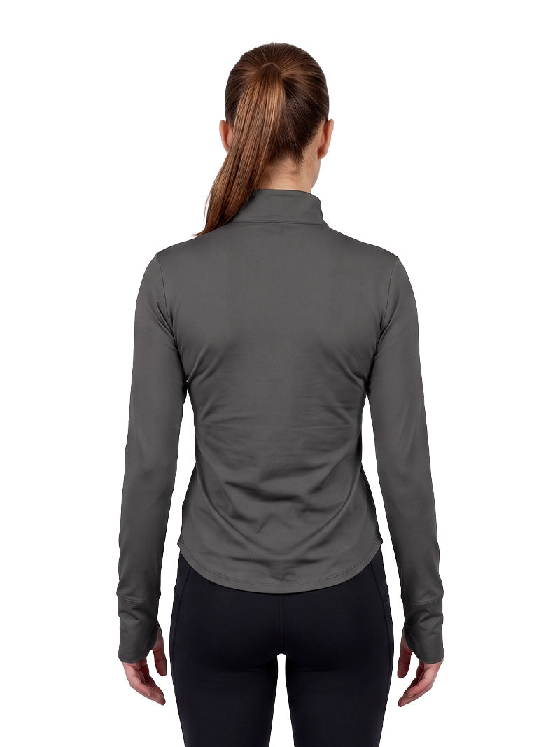 JUMP USA Ladies SculptFit Zip T-Shirt