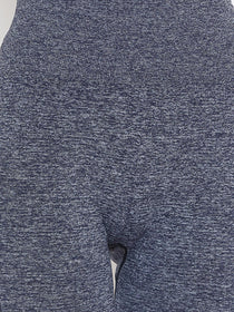 JUMP USA Women Navy Blue Solid Skinny-Fit Tights - JUMP USA