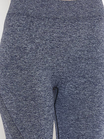 JUMP USA Women Navy Blue Solid Skinny-Fit Tights - JUMP USA