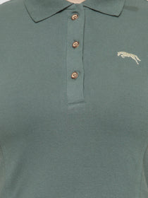 Women Plain Short Sleeves Polo T-Shirt - JUMP USA (1568780484650)