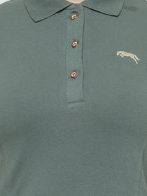 Women Plain Short Sleeves Polo T-Shirt - JUMP USA (1568780484650)