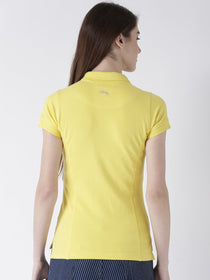 Women Plain Short Sleeves Polo T-Shirt - JUMP USA (1568781008938)