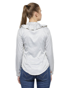 Women Fashionable Long Sleeves Polyester Shirt - JUMP USA (1568781893674)