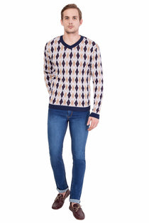 Men Full Sleeve Cotton Sweater - JUMP USA (1568782516266)