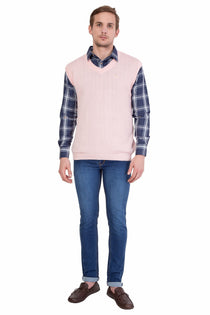 Men Half Sleeve Cotton Sweater - JUMP USA (1568782745642)