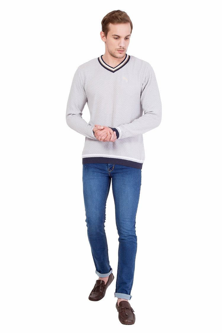 Men Full Sleeve Cotton Sweater - JUMP USA (1568792248362)