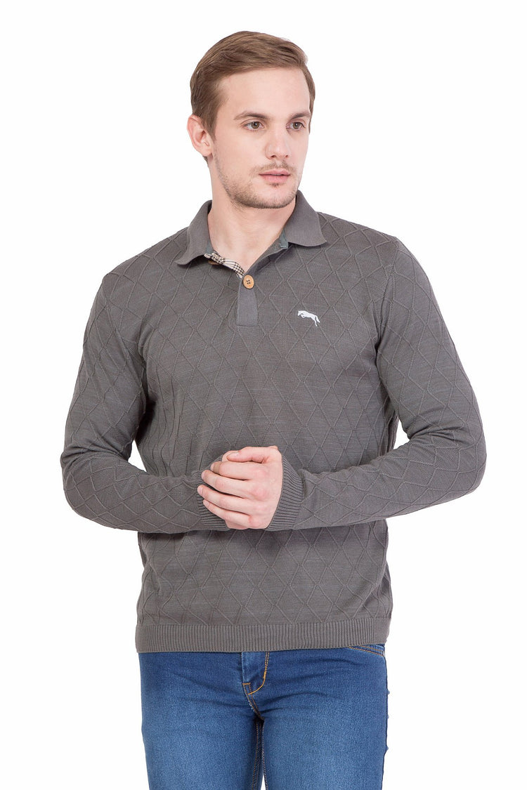 Men Full Sleeve Cotton Sweater - JUMP USA (1568783958058)