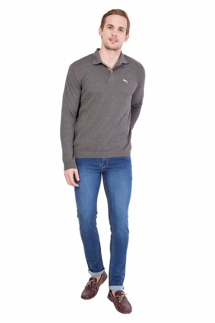 Men Full Sleeve Cotton Sweater - JUMP USA (1568783958058)