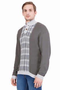 Men Full Sleeve Cotton Sweater - JUMP USA (1568784023594)