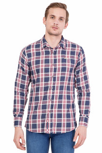 Men Full Sleeve Slim Fit Multicolor Shirt - JUMP USA (1568785399850)