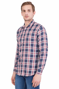 Men Full Sleeve Slim Fit Multicolor Shirt - JUMP USA (1568785399850)