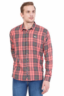 Men  Relaxed Fit Check Casual Shirt - JUMP USA (1568785596458)