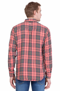Men  Relaxed Fit Check Casual Shirt - JUMP USA (1568785596458)
