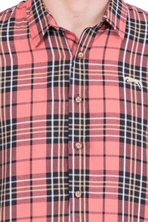 Men  Relaxed Fit Check Casual Shirt - JUMP USA (1568785596458)
