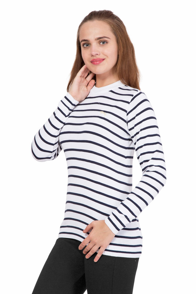 Womens Full Sleeves Cotton Casual Sweater - JUMP USA (1568785924138)