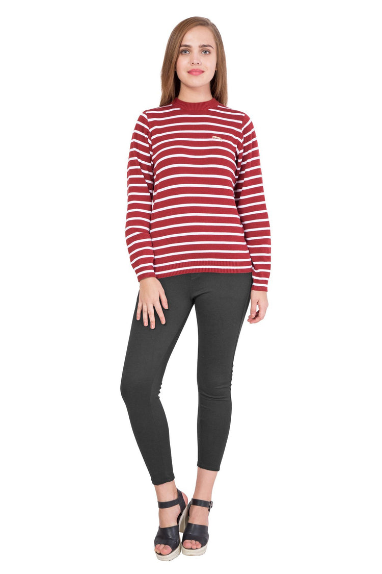 Womens Full Sleeves Cotton Casual Sweater - JUMP USA (1568785956906)