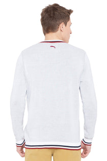 Men Regular Fit Cotton Casual Grey Lightweight Sweater - JUMP USA (1568778059818)