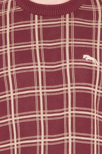 Men Regular Fit Cotton Casual Wine Lightweight Sweater - JUMP USA (1568778813482)