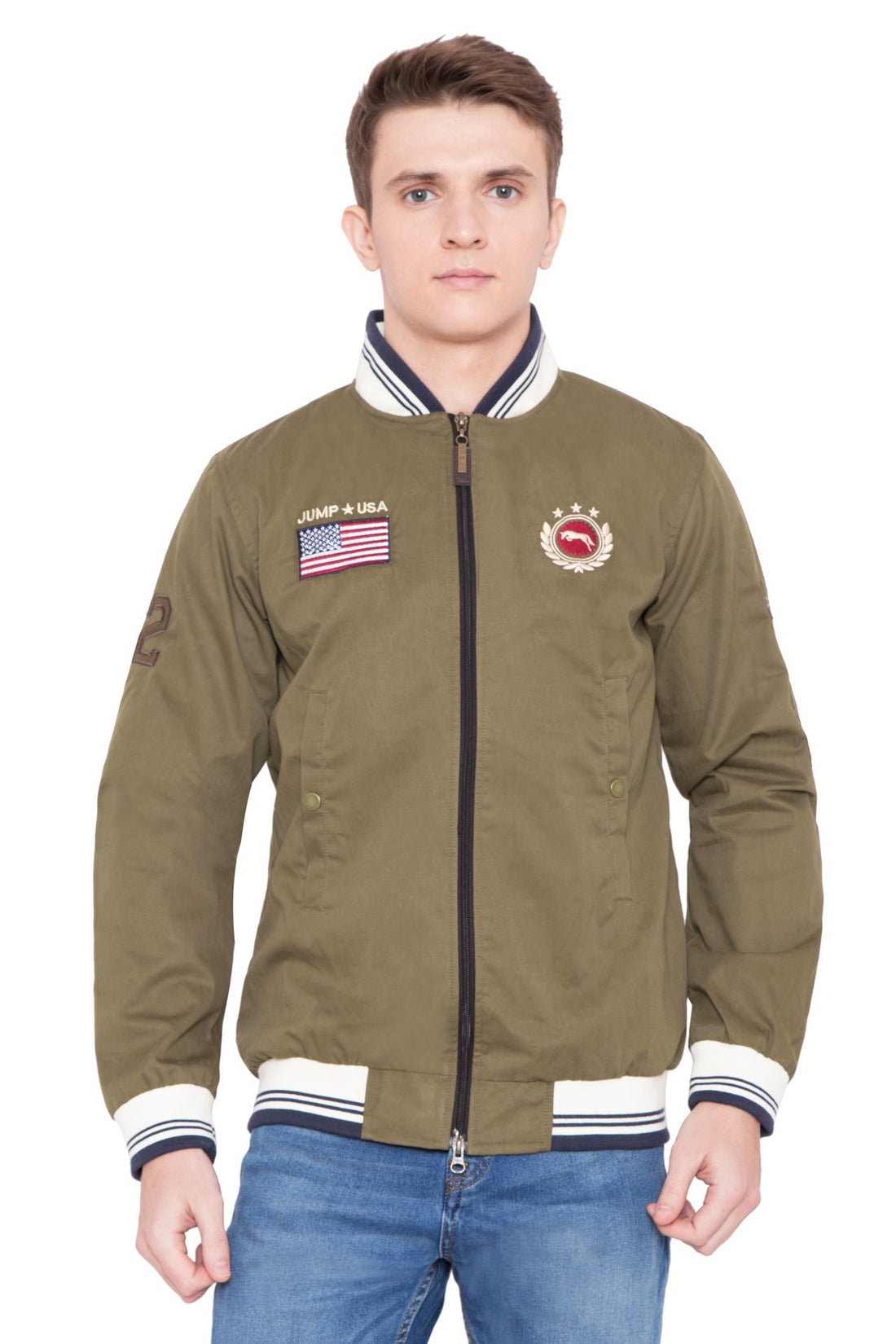 Men Regular Fit Casual Lightweight Winter Jacket - JUMP USA (1568779370538)