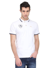Men Ivory White Cotton & Spandex T-Shirt - JUMP USA (1568786841642)